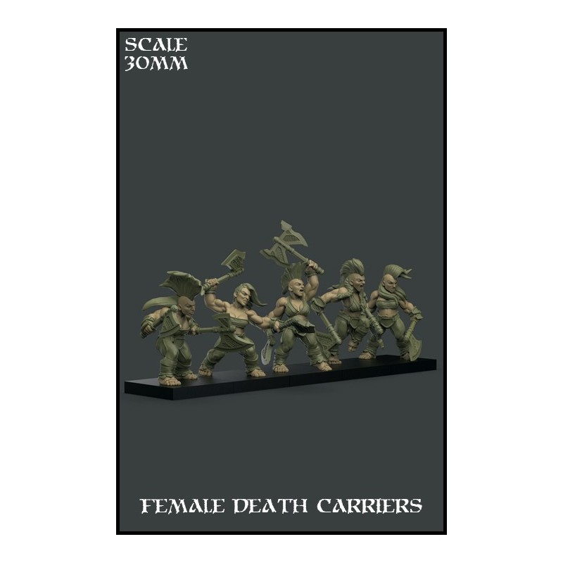 "Female Death Carriers" Special Unit - 5 miniatures