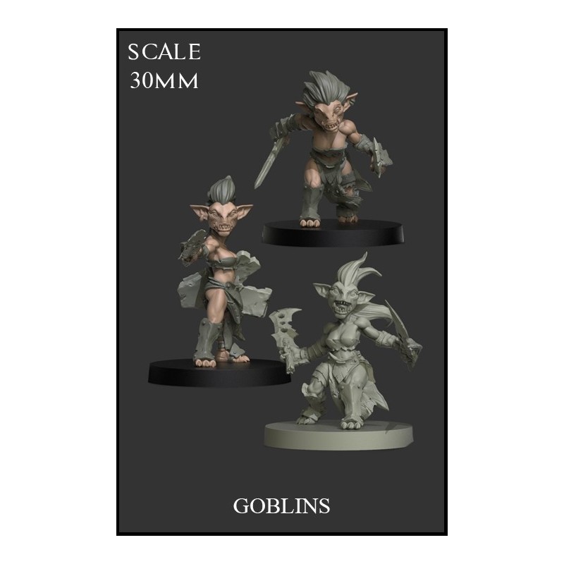 Goblins Female 3 Miniatures