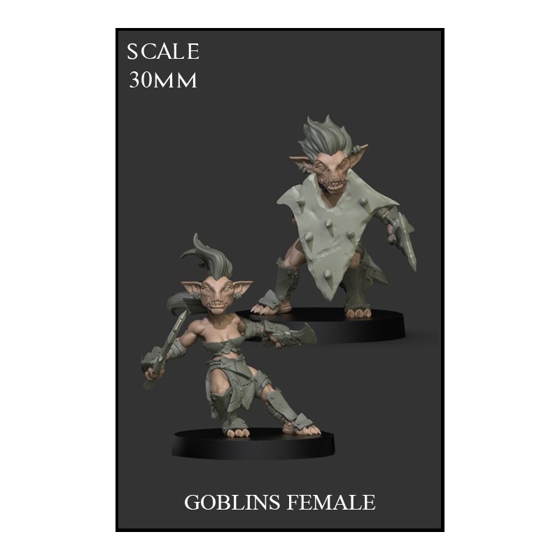 Goblins  Female 2 Miniatures