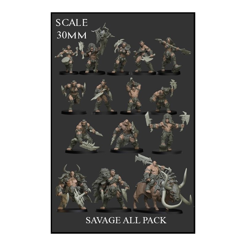 Savage All Pack - 15 miniatures