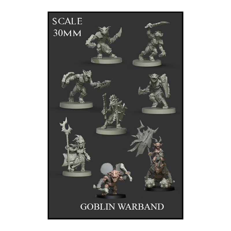 Goblin Warband 8 Miniatures