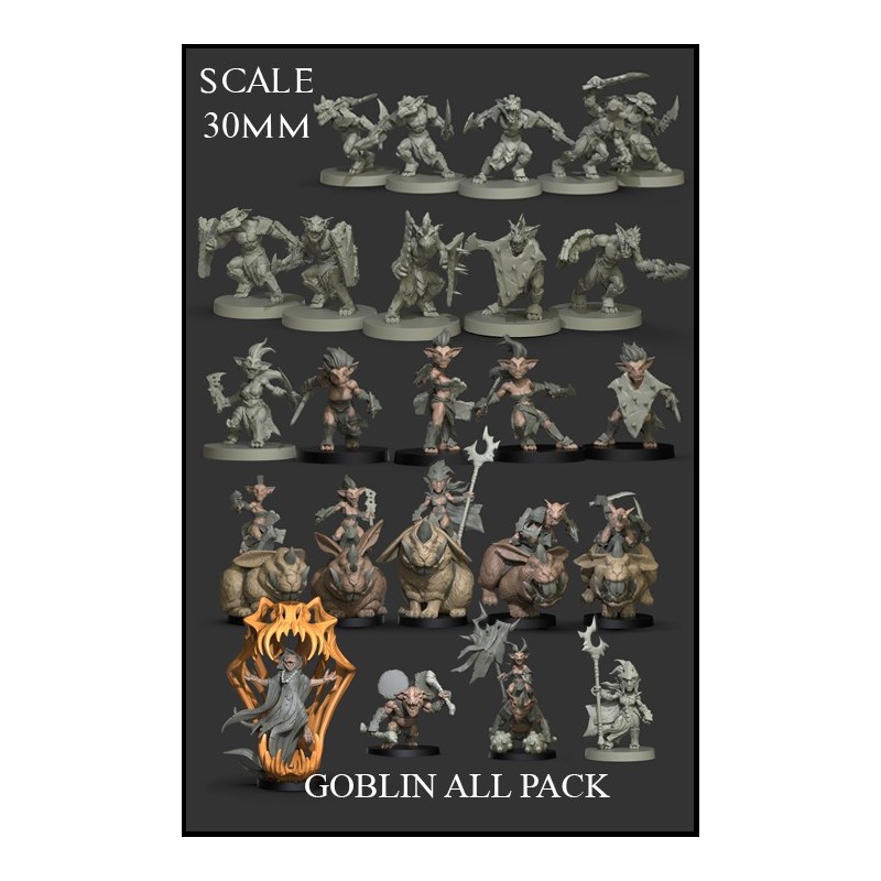 Goblin All Pack 24 Miniatures