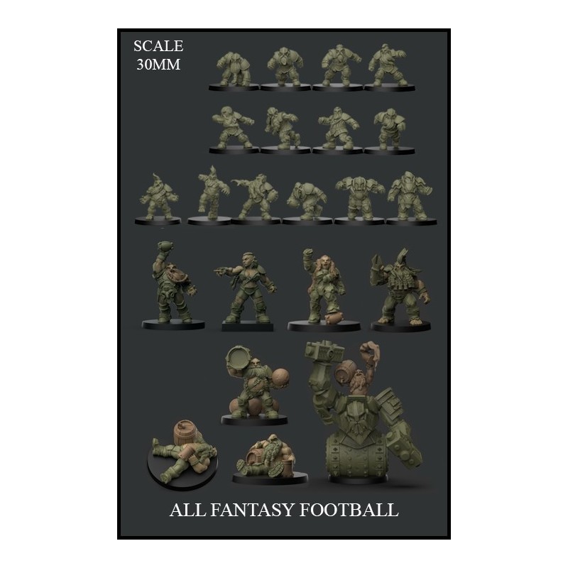 All Fantasy Football - 22 miniatures