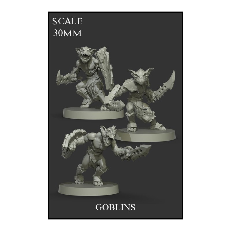 Goblins - 3 miniaturas