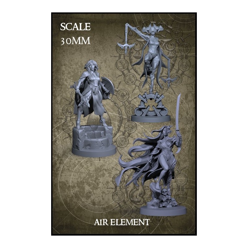 Air Element - 3 miniatures  30mm scale