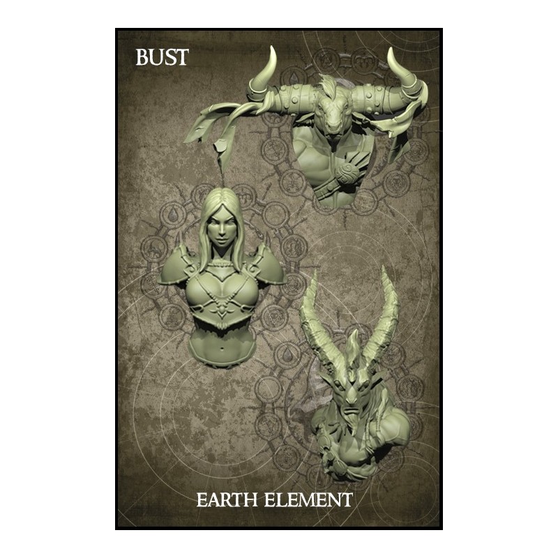 Earth Element - 3 Busts