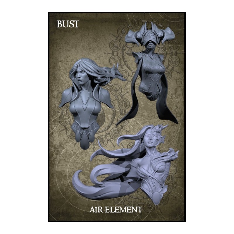Air Element - 3 Busts