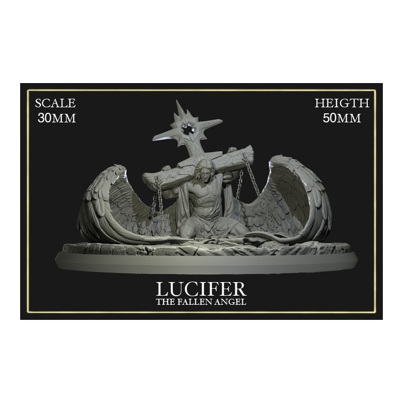 Lucifer The Fallen Angel Scale 30mm -  1 miniature