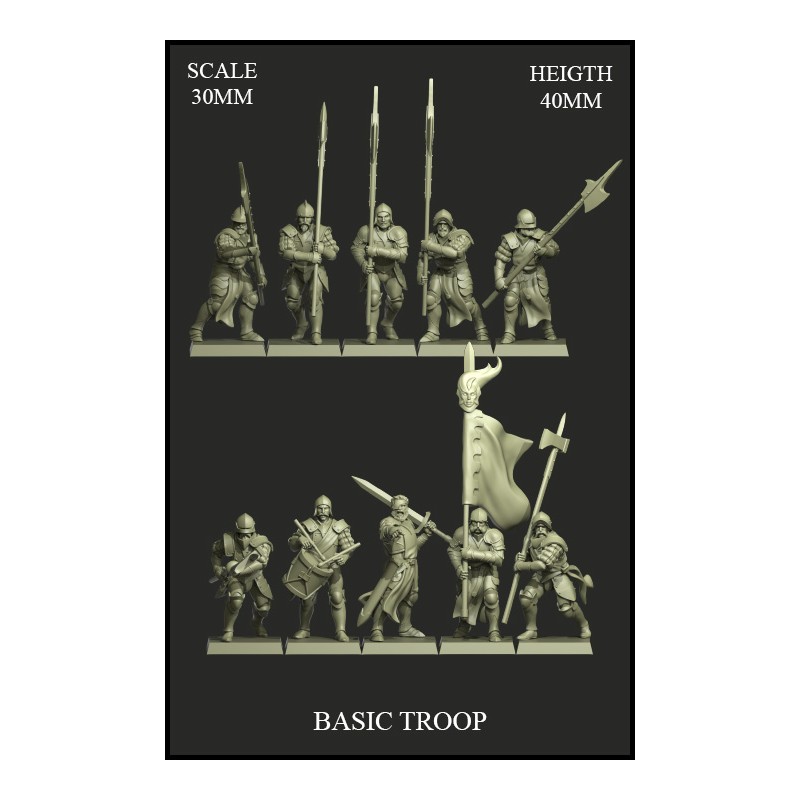 Basic Troop - 10 miniatures