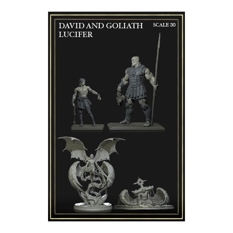 DG and LUC ALL 30mm - 4 miniatures