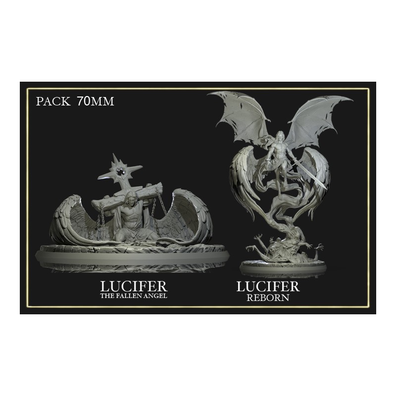 Lucifer Pack 70mm - 2 miniaturas