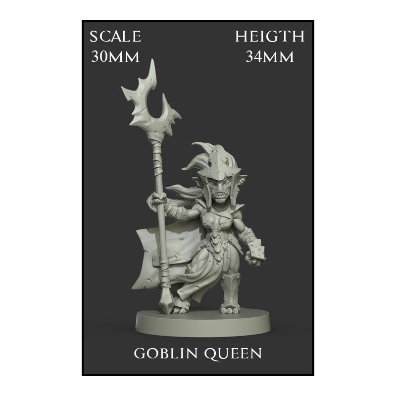 Goblin Queen Scale 30mm - 1 miniatura