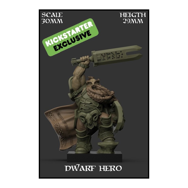 Dwarf Hero RESIN