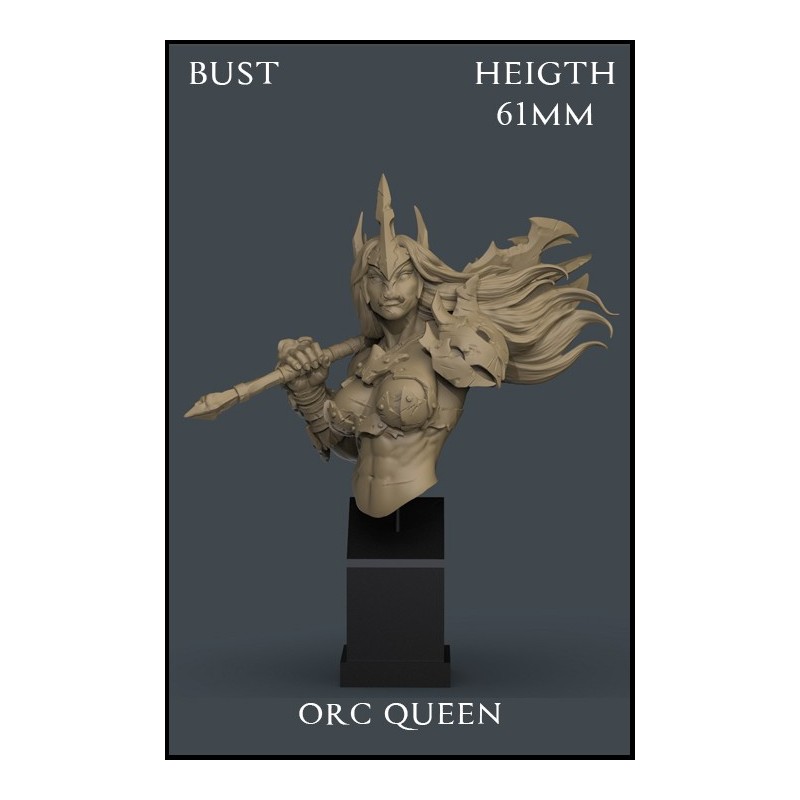Orc Queen Bust
