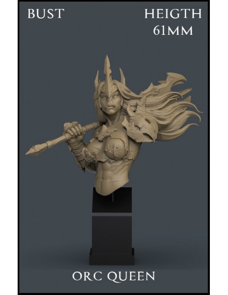 Orc Queen - 1 Busto