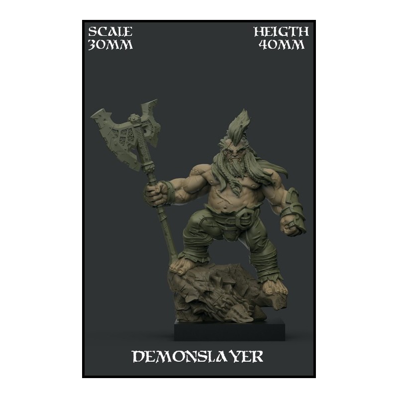 "Demonslayer" Character 30mm Scale - 1 miniatura