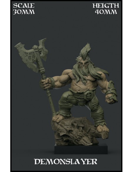 "Demonslayer" Character 30mm Scale - 1 miniature