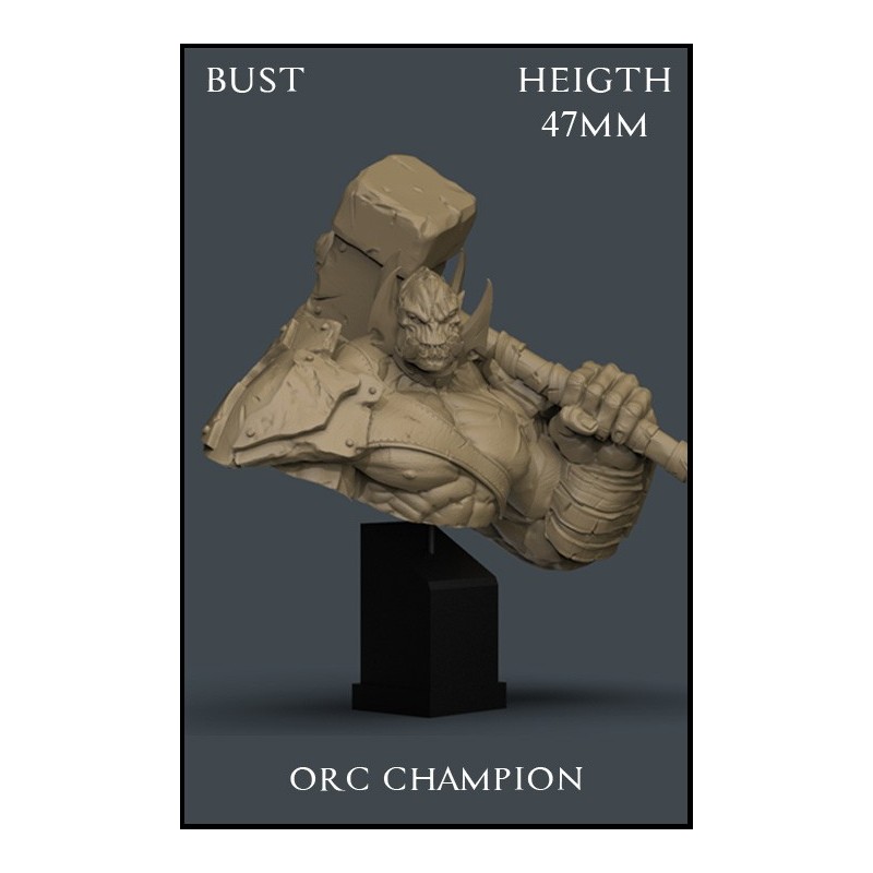 Orc Champion - 1 Busto