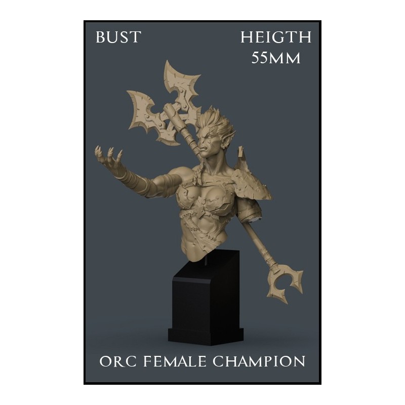 Orc Female Champion Bust
