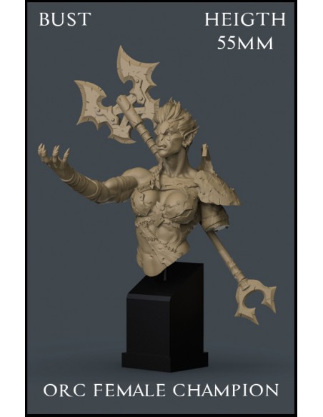 Orc Female Champion - 1 Busto