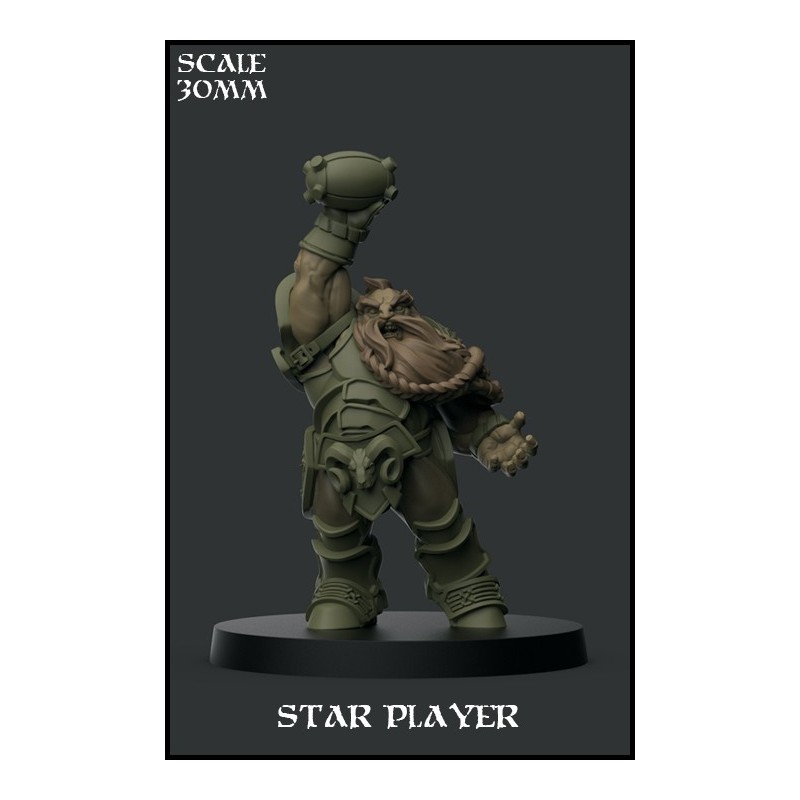 "Star Player" Special Fantasy Football Miniature